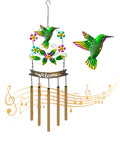 Popxstar  Wind Chime - Green Hummingbird/Butterfly Design A home decor gift for Mom or Grandma Perfect for garden, patio, and backyard