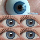 Popxstar  1 Pair Myopia Color Contact Lenses for Eyes with Prescription Makeup Eye Color Lenses Beauty Pupils Fashion Blue Lenses