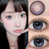 Popxstar  1 Pair Natural Lenses Color Contact Lenses for Eyes High Quality Blue Lenses Prescription Myopia Lenses Fast Shipping