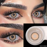 Popxstar 1 Pair Natural Colored Contact Lenses for Eyes Gray Eye Lens Fashion Blue Lenses Cosmetic Brown Eyes Contacts Yearly