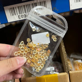 Popxstar 100pcs Clear Crystal Rhinestones Jewelry 3D Love Heart Nail Charm for Nail Art Decoration Clear Resin Valentine's Day Nail Parts