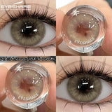 Natural Colored Contact Lenses Fashion Blue Eyes Lenses Gray Beautiful Pupils High Quality Brown Makeup Eyes Contacts