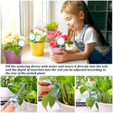 Popxstar 2Plant Water Feeder Automatic Plastical Balls Garden Water Device Plants Watering Bulbs Self Watering Drip Irrigation Devices