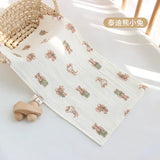 Popxstar Cotton Muslin Baby Face Towel Long Burp Cloth for Newborn Kindergarten Hand Towels Infant Drooling Bibs Washcloth Baby Items