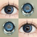 Popxstar  1Pair New Color Contact Lenses for Eyes with Diopters Degree Green Lens Nature High Quality Blue Beauty Pupil Cosmetic