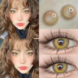 Popxstar  New Lense 1 Pair Color Contact Lenses with Natural Eye Contact Lenses Blue Brown Green Lenses Pupils Beauty Color Lens
