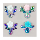 Tattoo Tool Adhesive Makeup Diamond Sticker 3D Crystal Temporary Rhinestone Tattoo Diamond Mask Festival Face Stickers Party