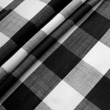 Popxstar Checkered curtains, kitchen curtains    132x38cm   1pcs     68x60cm    68x91cm   2pcs