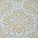 Popxstar  4Pcs Knitted Cotton Soft Luxury Bedding Set Quilted Ruffles Duvet Cover Set Bed Sheet Pillowcases Queen King Size