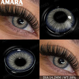 Popxstar  Fashion Colored Contact Lenses Natural Brown Eye Lens Gray Contact Eye Lenses Blue Lenses Contacts for Dark Eyes