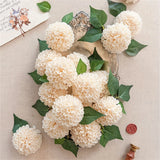 Popxstar spring decor 25Pcs Artificial Foam Dahlia Daisy Flowers with Stem DIY Wedding Bridal Bouquet Table Centerpieces Arrangement Party Decoration