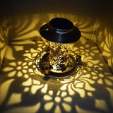 New Solar Outdoor Garden Light with Bird Feeder, Creative Hanging Landscape Lamp for Balcony Lighting & Bird Feeding