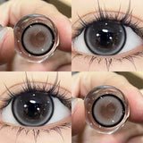 Popxstar  1Pair Color Colour Contacts Lenses Korea Natural Big Eye Brown Lenses Black Beauty Pupil Makeup Lenses Fast Shipping