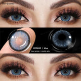 Popxstar 1 Pair Colored Contact Lenses Pupils Fashion Brown Lenses for Makeup Cosplay Lenses High Quality Natural Pupils Year
