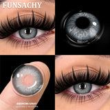 1 Pair Fashion Color Contact Lenses for Eyes Blue Natural Lenses Green Beauty Pupils Softlens Yearly Cosmetic Women Men