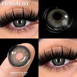 1 Pair Fashion Color Contact Lenses for Eyes Blue Natural Lenses Green Beauty Pupils Softlens Yearly Cosmetic Women Men