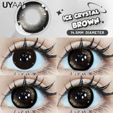 15mm Big Diameter Black Lenses 14.5mm Lenses  Colored Contact Lenses for Eyes Big Eye Lenses Natural Look Lenses