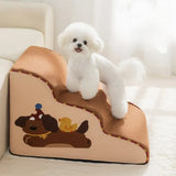 Pet Dog Climbing Ladder High Quality Easy To Climb Dogs Ramp for Small Dog Old Dog Ramp Ladder Anti-slip High Beds
