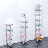 Popxstar Living Room Cabinets Narrow Shoe Furniture Ultra-thin Dump Shoe Rack Kitchen Cupboards Shoemakers Shoerack Shoes Organizer