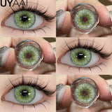 NEW Color Contact Lenses for Eyes Cosmetics Blue Contact Lenses Brown High Quality Natural Contact Lenses Gray  Lenses