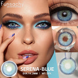 Popxstar  Fashion Color Contact Lenses for Eyes 1 Pair Korean Soft Natural Lenses Gray Pupils Eye Makeup Contacts Blue Brown Lens
