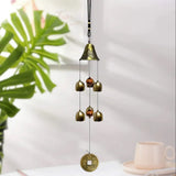 Lucky Wind Chimes Good Luck Home Large Outdoor Garden Hanging Decoration Copper Decor Vintage Aeolian Bells Room Garden Decor