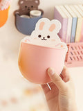 1pc Rabbit Pattern Wall Mounted Stationery Storage Box, Cute Multi-Purpose Pen Holder For School Student, Office Back To School Desk Office Supplies Office Accessories