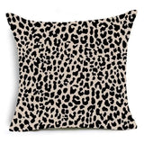45x45cm Home Decor Animal Print Pillow Cover Leopard Tiger Zebra Cattle Cushion Cover for Living Room Sofa Decor Pillowcase