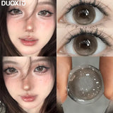 Popxstar  1Pair Brown Contact Lenses for Eyes Natural Colored Beauty Pupils for Natural Effect Eyes Korean Lens Fashion Soft Lenses