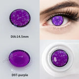 Popxstar 1 Pair/2pcs Lenses Cosplay Anime Contact Lenses for Eyes Vision Correction Comestic Myopia Prescription Contact Lenses