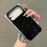 Luxury 3D Curly Wavy Texture Phone Case For iPhone 17 Air 16 15 14 Plus 13 Pro Max Soft Shockproof Phone Back Cover