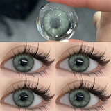 2pcs Highlight Nightclub Party Contact Lenses Cute Softlens Enlarge Pupil