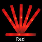 Popxstar 1-50PCS LED Glow Sticks Bulk Colorful RGB Glow Foam Stick Cheer Tube Dark Light for Xmas Birthday Wedding Party Supplies