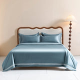 Popxstar  1000TC Egyptian Cotton Embroidery Luxury Duvet Cover, 1Pc Comforter Cover Solid Color Queen King Size Bed Cover Quilt Cover