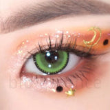 Popxstar  1 Pair Korean Colored Contact Lenses with Degree Myopia Lenses Anime Accessories Pink Lenses Cyan Cosplay