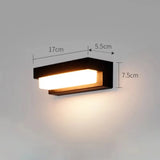 Waterproof LED Solar Lights Energy-Saving Drill-Free Solar Powered Lamp Three-Color Walled Lighting Outdoor Solar Lights