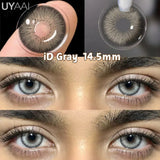 1 Pair Blue Eye Color Lens y2k Korean Fashion Colorcon Brown Natural Color Eye Contacts Black Lenses Green Pupils Gray Len