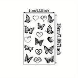Popxstar  Magic Tattoo Waterproof Temporary Tattoo Sticker Lasts To 15 Days Butterfly Tattoo