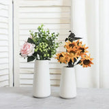 Popxstar  Simple European Ceramic Dried Flower Vase Dinner Table Dried Flower Pot Decor Home Hotel Coffee Shop 1 piece