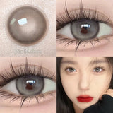 Popxstar 2pcs/Pair Contact Lenses Fast Shipping Big Black Lenses for Eyes Beauty Pupils Comestic Eye Color Lens 14.5mm/14.2mm