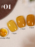 12ML Maillard Tortoise Shell Gelly Amber Gel Nail Polish Brown Nails Black Nails New Year Nails Nail Supplies