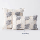 Popxstar  Throw Pillow Case  Decorative Tufted Cushion Cover Tassel Macrame Luxury Pillow Cover for Bed Sofa Couch Home Decor