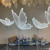 Popxstar Luminous Butterfly Wings for Wedding, Pendant Ceiling Decoration, Stage Chandelier, T Stage, Road Guide, Event Party