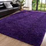 Popxstar Fluffy Rugs for Bedroom Fuzzy Area Rugs for Living Room Soft Kids Carpet Non Slip Rugs for Hardwood Floors Room Decor