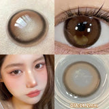 Popxstar 2pcs/Pair Contact Lenses Fast Shipping Big Black Lenses for Eyes Beauty Pupils Comestic Eye Color Lens 14.5mm/14.2mm