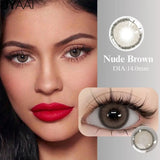 New Series Bionic Pupil Color Contact Lenses High Color Rendering Green Grey Blue Cosmetic y2k Korean Fashion Color