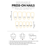 Popxstar  Red/Pink Almond Fake Nails 24Pcs Full Cover Acrylic Press On Nails with Polka Dot Designers Cool Girls Charm Manicure Nails Art