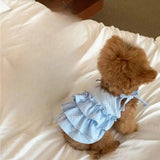 Pet Supplies Cute Pet Love Strap Cake Skirt Soft Breathable Pet Summer Clothes Thin Design Dog Vest Spring/Summer