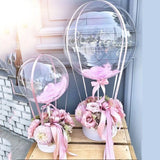 Popxstar 1/3/5pcs Self-stick Base Table Balloon Stand Balloon Stick Balloon Holder Column Wedding Birthday Party Baby Shower Decorations