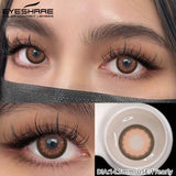 Colored Contact Lenses for Eyes Natural Gray Eye Lenses Brown Pupils Lens Blue Eye Lenses Yearly Soft Makeup Lenses
